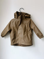 PALME RAINWEAR SET, FLEECE, WALNUT