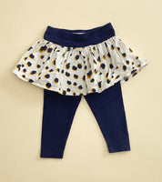 MINI RODINI LEGGINGS/SKIRT LEOPARD